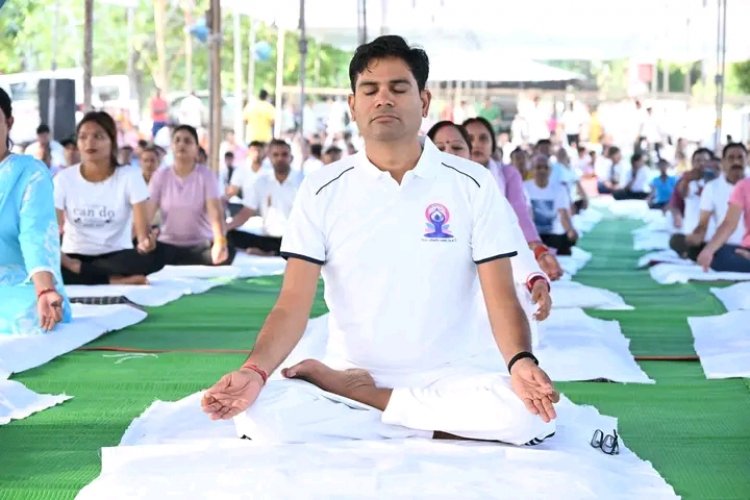 योग हमारी सांस्कृतिक विरासत और स्वस्थ जीवन का आधार है : वित्त मंत्री  ओ.पी. चौधरी