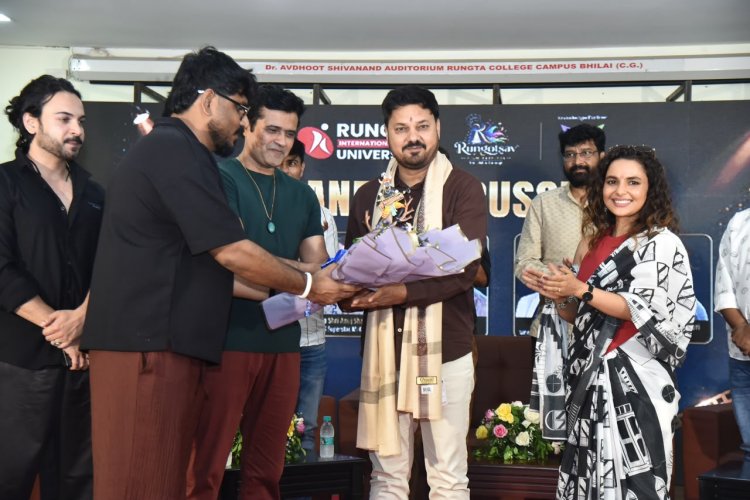 रुंगटा स्कूल ऑफ़ फ़िल्म & मीडिया में 'रंगौत्सव फ़िल्म फेस्टिवल 2026' का भव्य समापन; मुख्य अतिथि के रूप में शामिल हुए धरसीवाँ विधायक अनुज शर्मा
