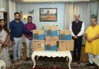 स्वेच्छानुदान मद से सुदूर वनांचल स्थित स्वामी आत्मानंद स्कूल, मांझीगुडा को 10 कंप्यूटर प्रदत्त