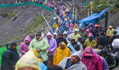 बाबा बर्फानी के दरबार में उमड़ा आस्था का सैलाब, 4 दिनों में 85 हजार से ज्यादा श्रद्धालुओं ने किए दर्शन