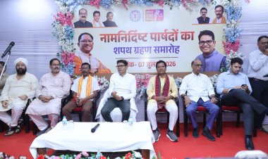 नामनिर्दिष्ट पार्षदों के शपथ ग्रहण समारोह में शामिल हुए वित्त मंत्री ओपी चौधरी