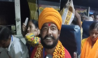 कड़े सुरक्षा इंतजामों के बीच जम्मू बेस कैंप से अमरनाथ यात्रियों का सातवां जत्था रवाना