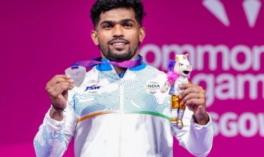 वित्त मंत्री  ओपी चौधरी ने राष्ट्रमंडल खेल 2026 में रजत पदक विजेता राजा मुथुपांडी को दी बधाई