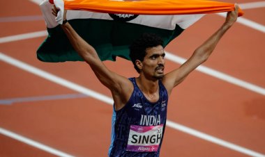 वित्त मंत्री  ओपी चौधरी ने राष्ट्रमंडल खेल 2026 में रजत पदक विजेता गुलवीर सिंह को दी बधाई
