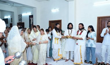 कैबिनेट मंत्री गुरु खुशवंत साहेब जी ने गुरुगद्दी की पूजा-अर्चना कर समाज की सुख-समृद्धि की कामना की