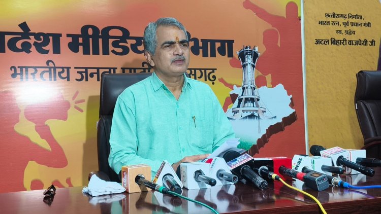 घोटालों को छिपाने और अपराधियों को बचाने कांग्रेस कर रही आंदोलन : भाजपा