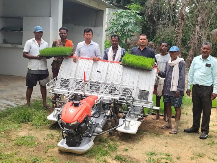 गौरेला-पेंड्रा-मरवाही : सुशासन तिहार-2026 : किसान की मांग का हुआ त्वरित निराकरण, अनुदान पर मिली रोपा लगाने की मशीन