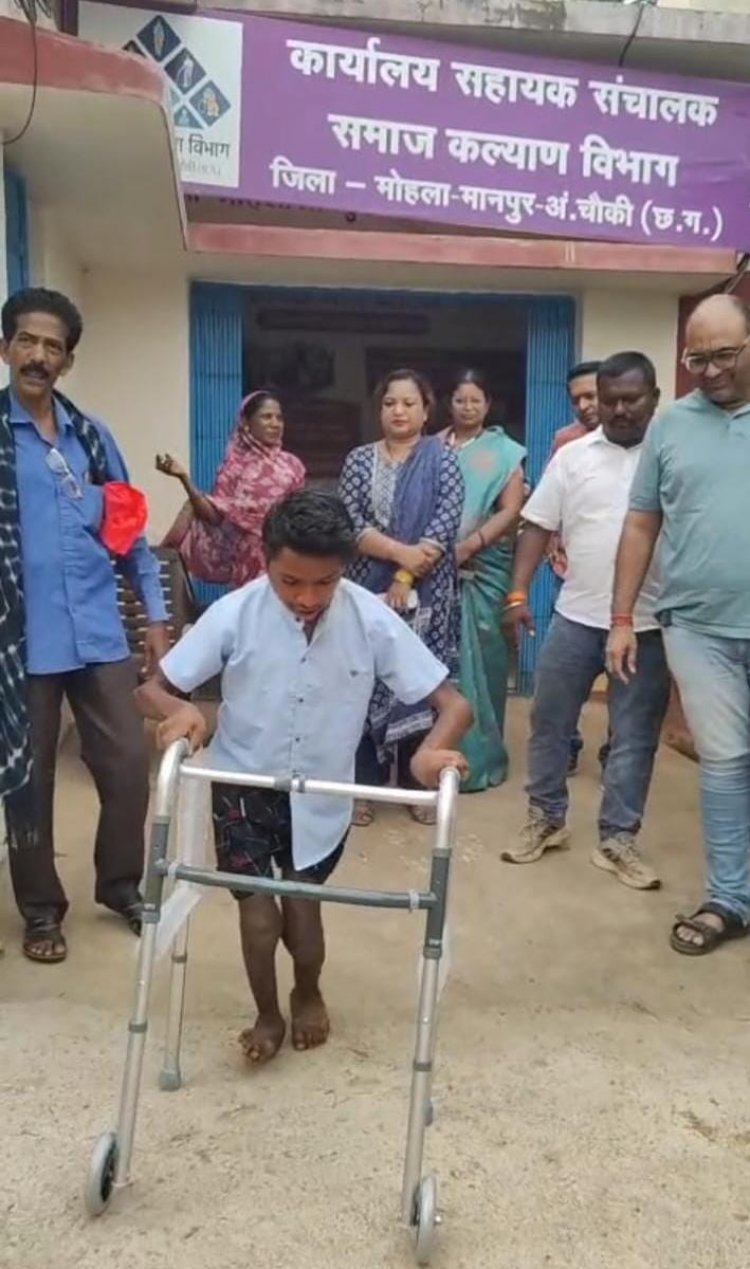  समाज कल्याण विभाग की पहल बनी शुभम की नई ताकत