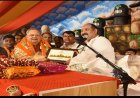 शिव महापुराण कथा सुनने पहुंचे विधानसभा अध्यक्ष डॉ. रमन सिंह