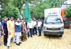 मुख्यमंत्री ने साइंस ऑन व्हील्स को दिखाई हरी झंडी, अब स्कूलों तक पहुंचेगी प्रयोगों की चलती-फिरती विज्ञानशाला