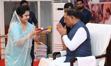 बहनों का स्नेह और आशीर्वाद मेरे लिए अनमोल : मुख्यमंत्री  विष्णु देव साय