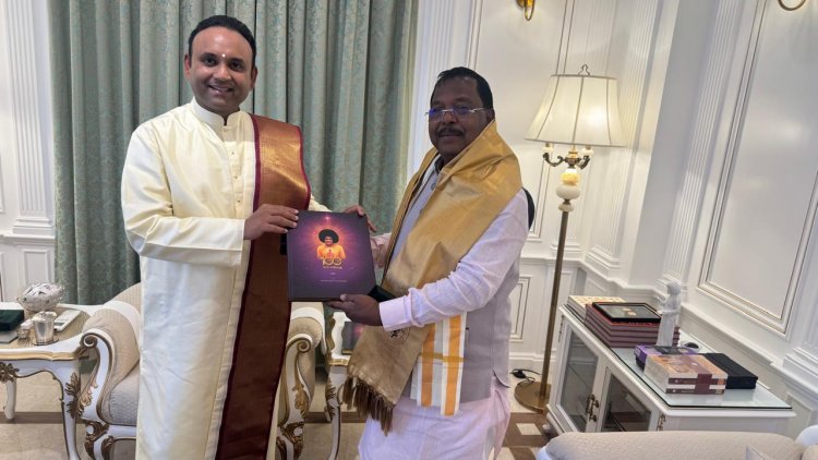 छत्तीसगढ़ के कृषि मंत्री ने श्री सत्य साई ग्राम का किया दौरा