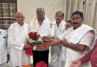 अखिल भारतीय सतनामी महासभा के राष्ट्रीय अध्यक्ष राजमहंत दसेराम खाण्डे के नेतृत्व में मिले प्रतिनिधिमंडल ने सांसद बृजमोहन से की भेंट