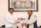 मुख्यमंत्री साय ने ओडिशा के राज्यपाल डॉ. हरि बाबू कंभमपति से की शिष्टाचार भेंट