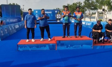 छत्तीसगढ़ के तीरंदाज टोमन कुमार ने टीम इवेंट में गोल्ड मेडल प्राप्त किया है