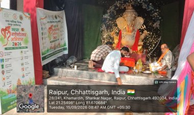 नगर निगम जोन 3 स्वास्थ्य विभाग ने श्रीगणेश उत्सव पर्व पंडालों में इको फ्रेंडली श्रीगणेशोत्सव पर्व मनाने चलाया स्वच्छता जनजागरूकता अभियान