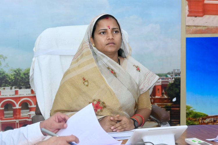 सेवा संकल्प अभियान और राष्ट्रीय पोषण माह की गतिविधियों की मंत्री श्रीमती लक्ष्मी राजवाड़े ने की समीक्षा