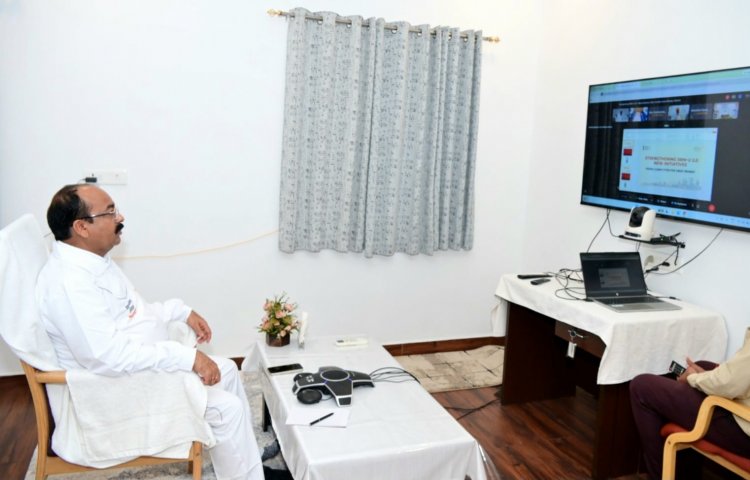 केंद्रीय आवासन और शहरी कार्य मंत्री  मनोहर लाल ने किया योजना का शुभारंभ, उप मुख्यमंत्री  अरुण साव शुभारंभ कार्यक्रम से वर्चुअली जुड़े