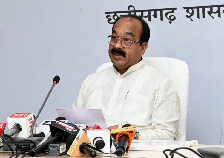  उप मुख्यमंत्री  अरुण साव ने कैबिनेट की बैठक में लिए गए निर्णयों की जानकारी दी