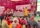 पोषण माह के अंतर्गत आंगन मिलन का सफल आयोजन