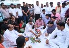 संजयनगर वायशेप अंडरब्रिज निर्माण कार्य का उद्योग मंत्री  लखन लाल देवांगन के मुख्य आतिथ्य में हुआ शुभारंभ