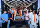 नवरात्रि पर उप मुख्यमंत्री  विजय शर्मा ने पिपरिया में विभिन्न दुर्गा उत्सव समितियों के पंडालों में पहुंचकर की पूजा-अर्चना