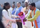 राष्ट्रपति द्रौपदी मुर्मु के बस्तर आगमन पर सांसद महेश कश्यप ने किया आत्मीय स्वागत