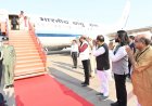 राष्ट्रपति श्रीमती द्रौपदी मुर्मु छत्तीसगढ़ प्रवास के पश्चात रायपुर से हुईं रवाना