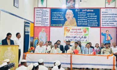 गांधी जयंती पर केंद्रीय जेल में बंदियों को सत्य और अहिंसा का संदेश