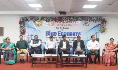 ब्लू इकोनॉमी सतत विकास और भारत की आर्थिक प्रगति की महत्वपूर्ण कड़ी : कुलपति डॉ. टी. रामाराव