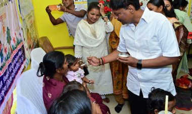 ’बच्चों और गर्भवती महिलाओं के पोषण पर दें विशेष ध्यान- वन मंत्री केदार कश्यप’