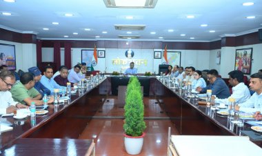 राष्ट्रपति श्रीमती द्रौपदी मुर्मू के छत्तीसगढ़ प्रवास की तैयारियों के संबंध में लोकभवन में बैठक आयोजित