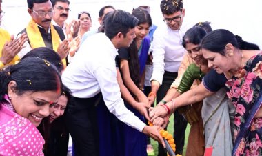 रायगढ़ के रामभांठा में 75 लाख रुपये की लागत से बनेगा नया हाई स्कूल भवन, वित्त मंत्री  ओ.पी. चौधरी ने किया भूमिपूजन