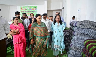 कोंडागांव में कॉटन गद्दा निर्माण इकाई का हुआ शुभारंभ