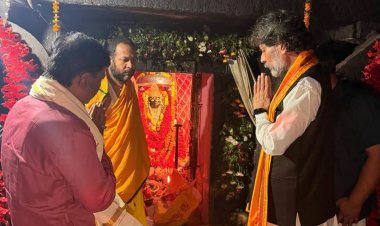भाजपा प्रदेश अध्यक्ष किरण देव और मंत्री केदार कश्यप ने किए माँ दन्तेश्वरी के दर्शन