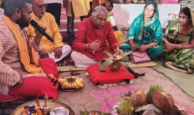 ग्राम कनेरी को मिली 10 लाख की विकास सौगात: पूर्व विधानसभा अध्यक्ष धरमलाल कौशिक ने चंडी माता मंदिर और नवधा रामायण स्थल में शेड निर्माण के लिए किया भूमिपूजन