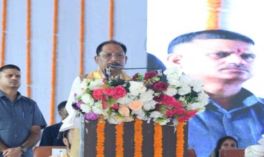 भण्डारपुरी धाम में मुख्यमंत्री विष्णुदेव साय ने दी 2 करोड़ 90 लाख रुपये के विकास कार्यों की सौगात