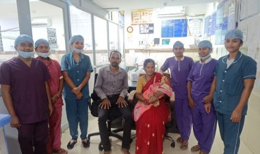 700 ग्राम के नवजात को मिला नया जीवन, 62 दिनों के सतत् उपचार से वजन बढ़कर हुआ 1.350 किलो