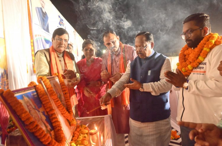 जन सेवा से राष्ट्र सेवा के 25 वर्ष का संदेश लेकर पहुंची बाइक रैली, स्वास्थ्य एवं कृषि मंत्री ने किया भव्य स्वागत