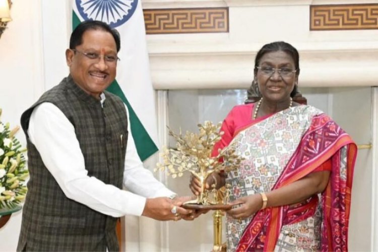 राष्ट्रपति द्रौपदी मुर्मु 23 अक्टूबर को पहुंचेंगी बस्तर, मुरिया दरबार में होंगी शामिल: मुख्यमंत्री विष्णुदेव साय