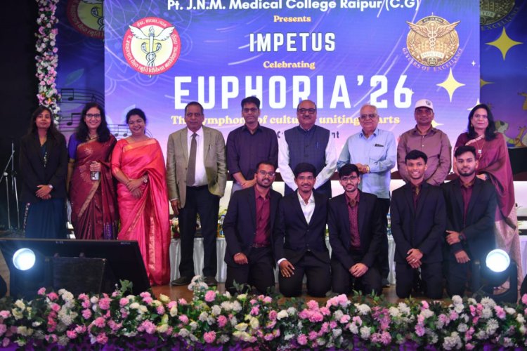 चिकित्सा महाविद्यालय के वार्षिक उत्सव ‘इम्पेटस-2026’ में उपलब्धियों का लेखा-जोखा प्रस्तुत, मुख्य सचिव विकासशील ने विद्यार्थियों को दिया सफलता का मंत्र